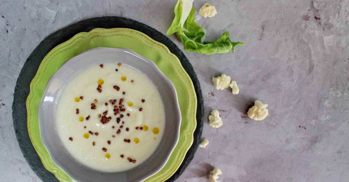 Gluténmentes karfiol krémleves Gluténmentes karfiol krémleves