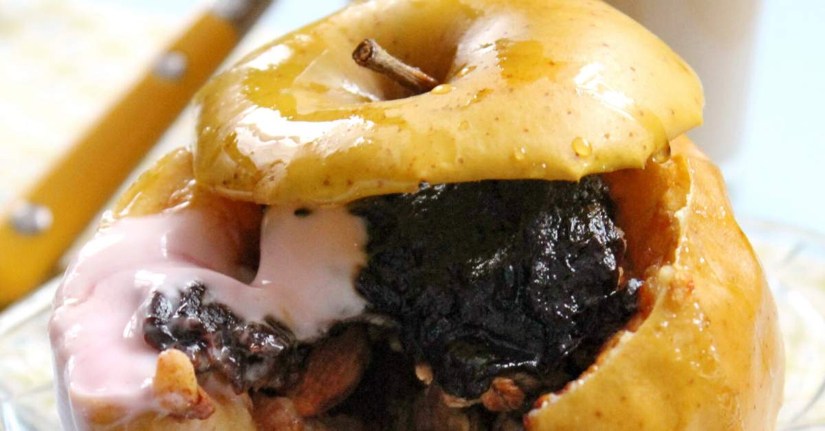 Sült alma zabpehellyel