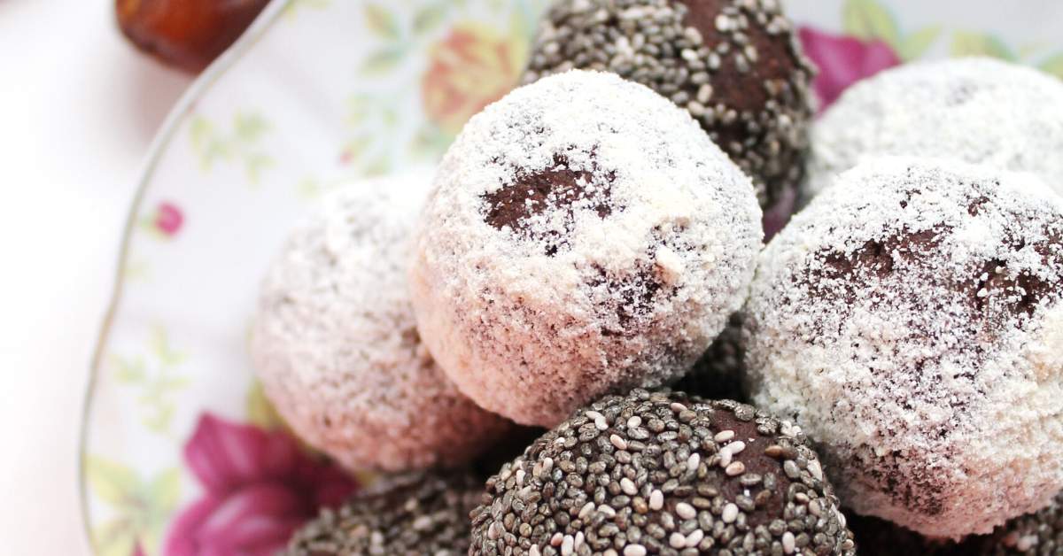 Gluténmentes vegán kókuszgolyó