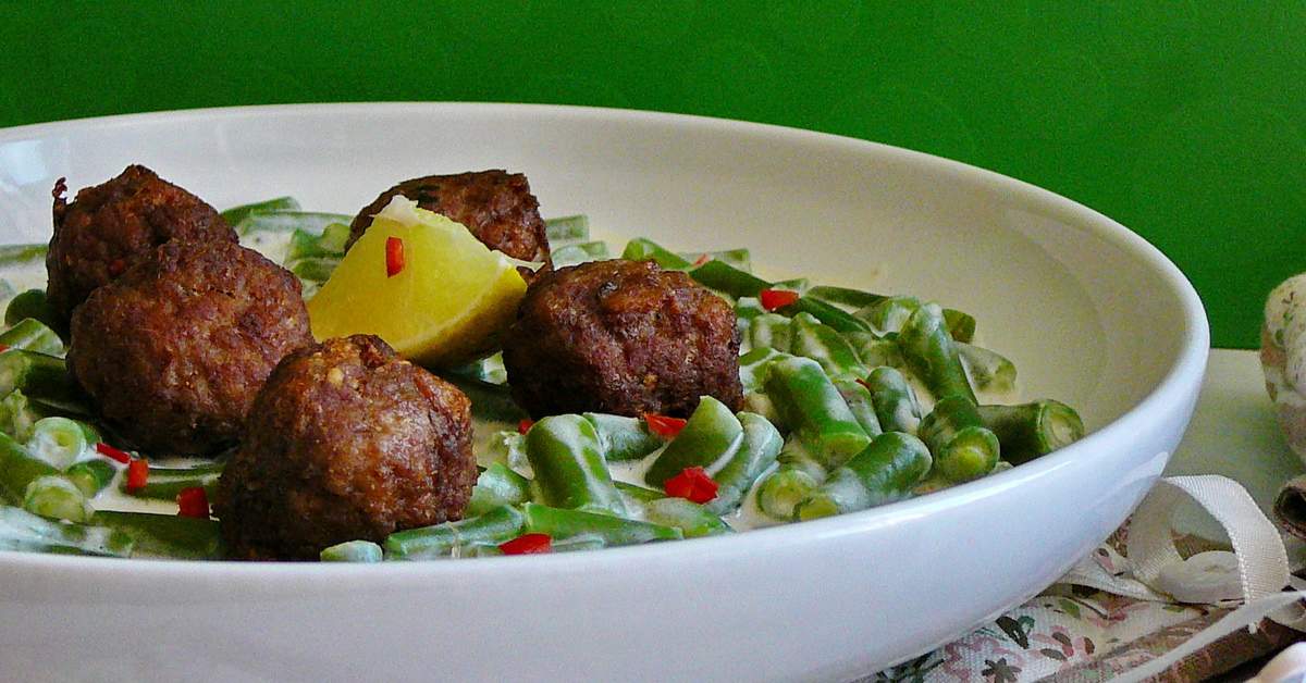 Vegán zöldbabfőzelék Vegán zöldbabfőzelék