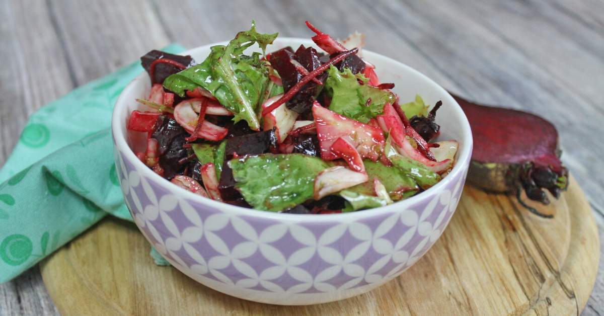 Sült céklasaláta Sült céklasaláta