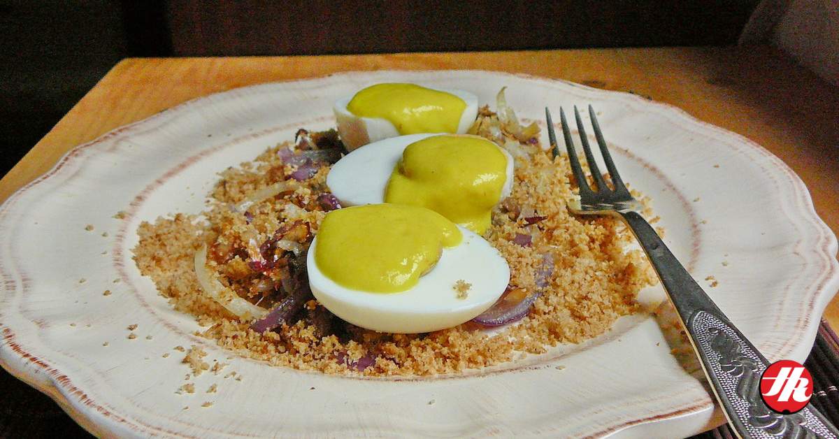 Gluténmentes hagymás tojás Gluténmentes hagymás tojás