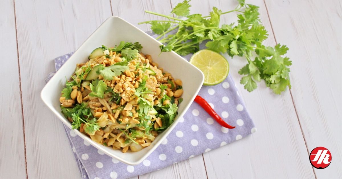 Gluténmentes ázsiai zöldséges tészta