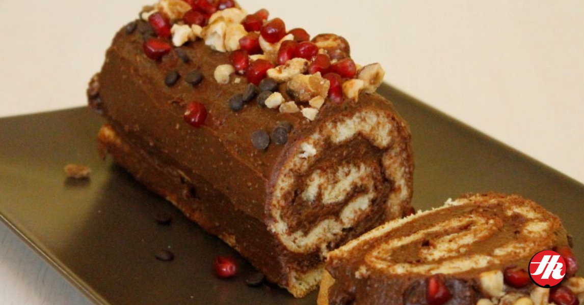 Gluténmentes csokoládés fatörzs Gluténmentes csokoládés fatörzs