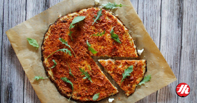 Karfiol pizza Karfiol pizza